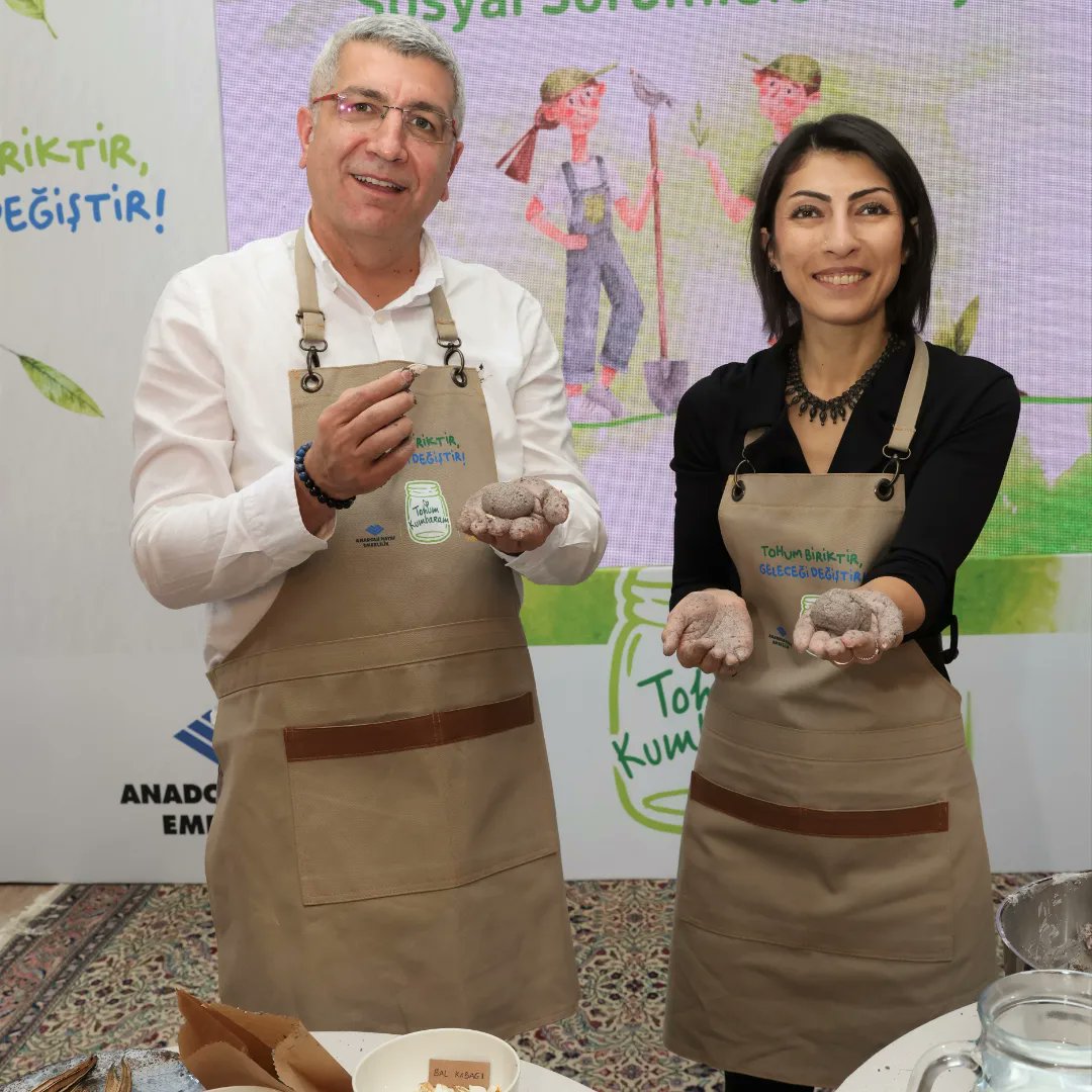 lobbyevent's tweet photo. Anadolu Hayat Emeklilik ve Buğday Ekolojik Yaşamı Destekleme Derneği, ‘Tohum Biriktir, Geleceği Değiştir!’ sloganıyla “Tohum Kumbaram” sosyal sorumluluk projesini başlatıyor. Projenin lansman basın toplantısını Grandma's Wonderland’da gerçekleştirdik.

@Lobbyeventfactory https://t.co/ThXIuOUnnv