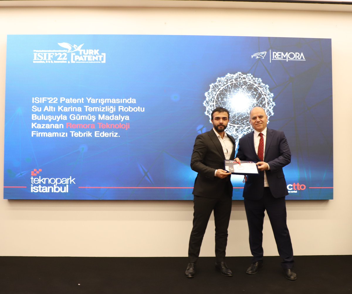 teknopark_ist's tweet photo. 🥈Gümüş Madalya kazanan;
#Remorateknoloji
@altinaysavunma firmalarımızı tebrik ederiz.
#ISIF22
#teknolojiödülleri
#oktaysinanogluteknolojiödülleri https://t.co/Sj6g4sMCT6