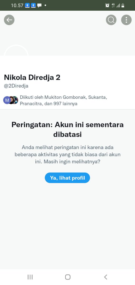 NikolaDiredja3's tweet photo. Hihihi.. Ga bisa masuk, akunku di kunci 😅😂 https://t.co/JMJEx5s3wR