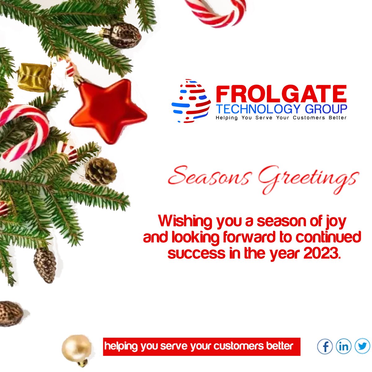 frolgatetech's tweet photo. Seasons Greetings https://t.co/bUVJ4QCNeF