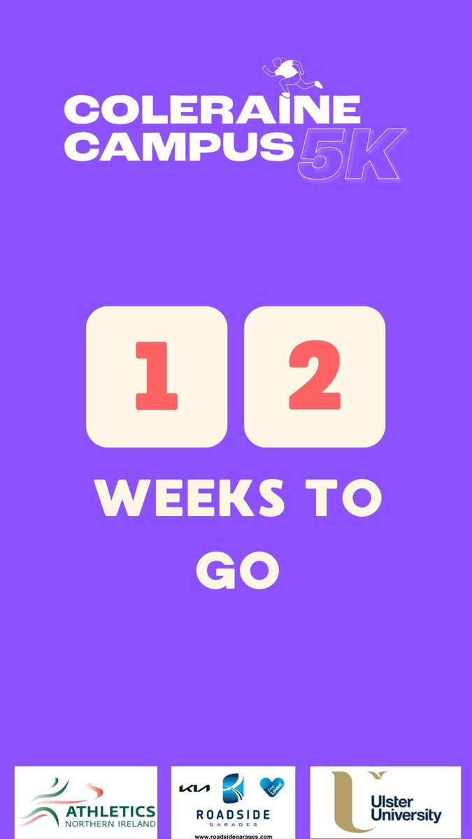 rjgalway89's tweet photo. ➡️ The countdown is on

🏃🏻 With 4 different races on the night, Coleraine Campus 5k sponsored by Roadside (Garages) Limited is for everyone

🎖️ Will 2023 be your year?

🎯 Enter today - https://t.co/ikKvl9Esu8
#colerainecampus5k #nirunning #irishrunning #fastrunning #ukrunchat https://t.co/ftv2N78aHV