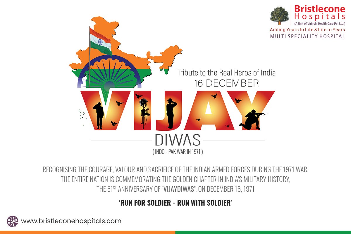 BHayathnagar's tweet photo. We salute the bravery and courage of our Indian Army during the Indo - Pak 1971 War.

#VijayDiwas #VijayDiwas2022 #IndoPakWar #war #salute #indianarmy #indianarmedforces #JaiHind #indianforce #indiannavy #indianairforce #bristlecone #bristleconehospitals https://t.co/5yxI1wzsRO