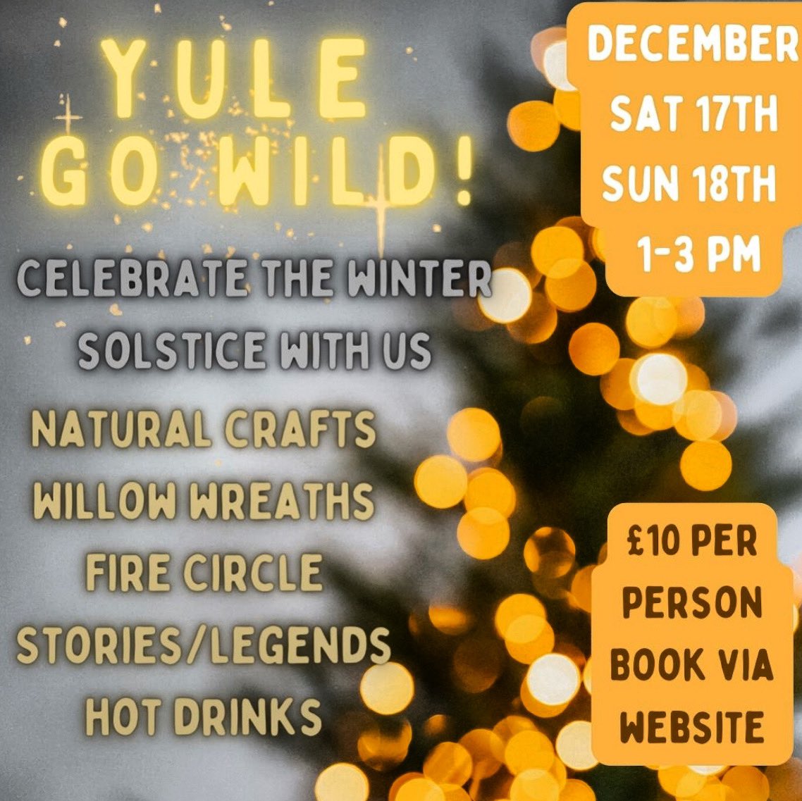 RewildingYouth's tweet photo. Join us this weekend for a shop free, plastic free, frosty Yule celebration of story telling, natural craft making, hot chocolate, wood-fired pizza round the fire and lots more 🪵🌲🔥 Book via the website https://t.co/xcADD9qr66