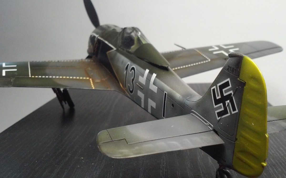 #お前ら戦闘機の最初の推し誰だよ 
私の中では圧倒的にこちらの方です(^^)/
#Fw190A #タミヤ　1/48