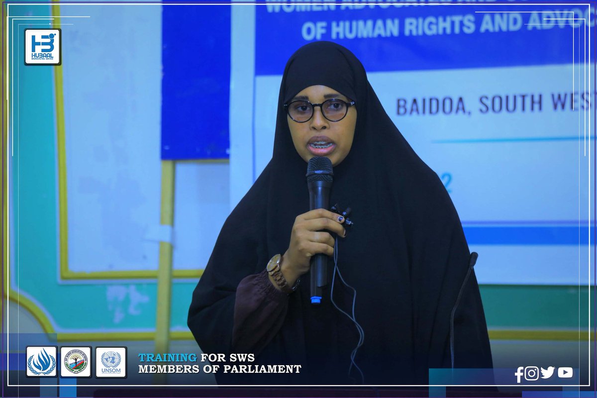Hubaalbs's tweet photo. #Sawiro Training for sws members Parliament MOWHRD Women advocates Csos on promotion.

#Humanrights
#UNSOM 
#BWN

📷 @Hubaalbs https://t.co/NL7w4aAdrY