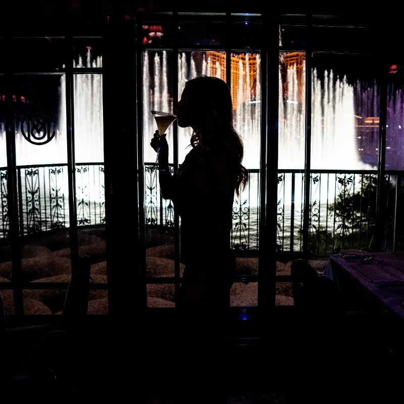 Bellagio's tweet photo. Expect to be dazzled at The Mayfair Supper Club. 
Photo courtesy of @lindsaymariebrewer
