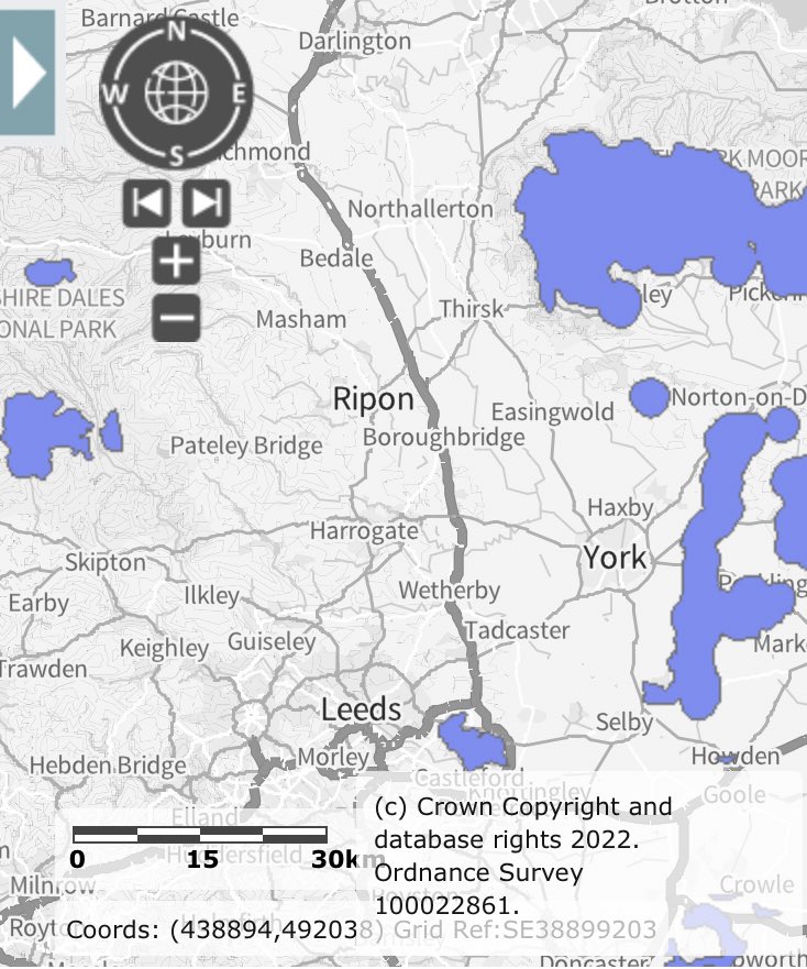 Louis_WAg's tweet photo. @SteadyDave1 Worth looking but unfortunately most of the Vale of York/Vale of Mowbray not high priority areas. https://t.co/Mrw39TF023