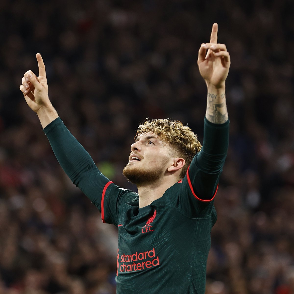 🗣️ Harvey Elliott on Messi: "What he's been doing at the World Cup, to be able to do that at such an age, it just justifies for myself why he is the GOAT." 🐐

#UCL