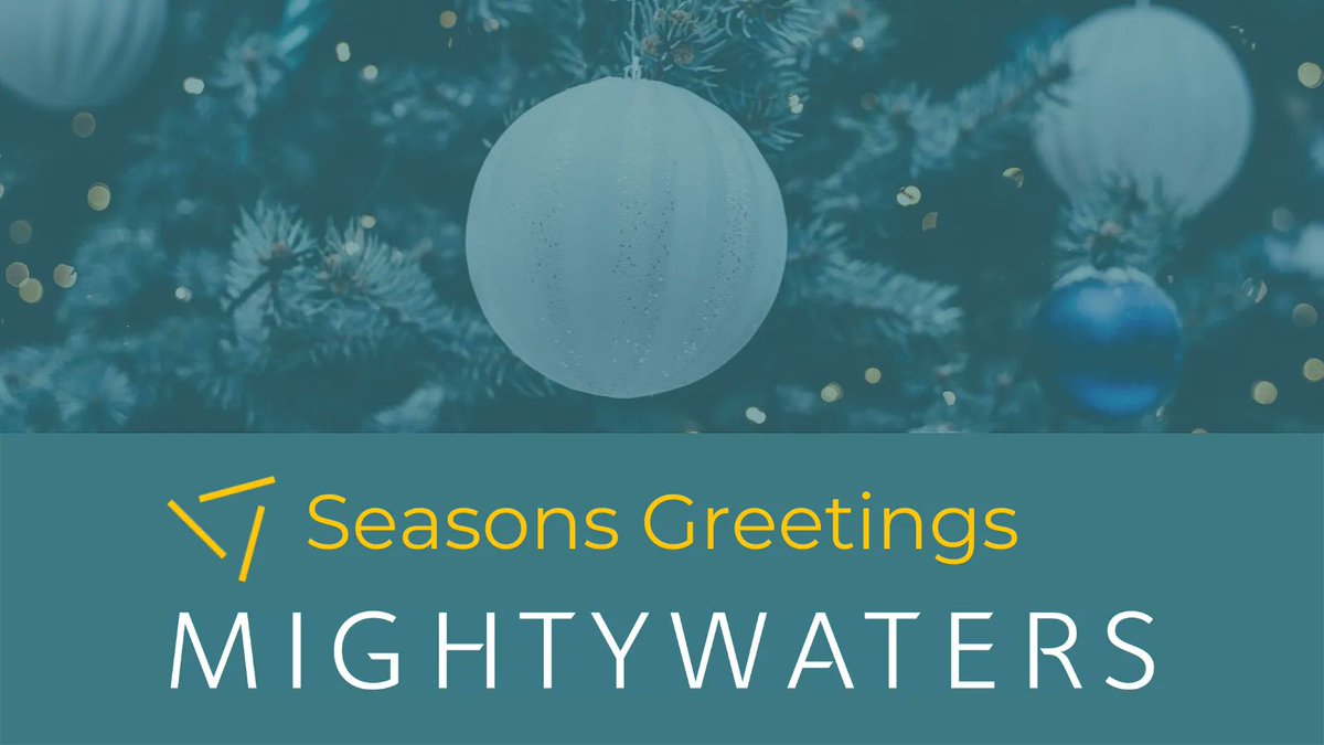 mightywaters's tweet photo. A big thank you for your support &amp; encouragement in 2022.

For 2023, we will be reaching our quarter century milestone and are refreshing our website. Please view our new intro video here: https://t.co/EJOSysI2lz

Have a wonderful Christmas &amp; may 2023 be all you hope it to be! https://t.co/b7YKHEpihx