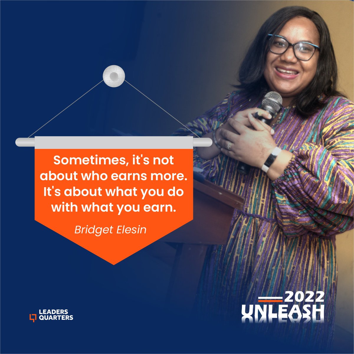 LQUnleash's tweet photo. Day 2.
Speaking: Mrs. Bridget Elesin. {@BridgetElesin} Expression beyond gender limitations.

#Expressions #Unleash22 #Excerpts. https://t.co/KC7ukCRs6I