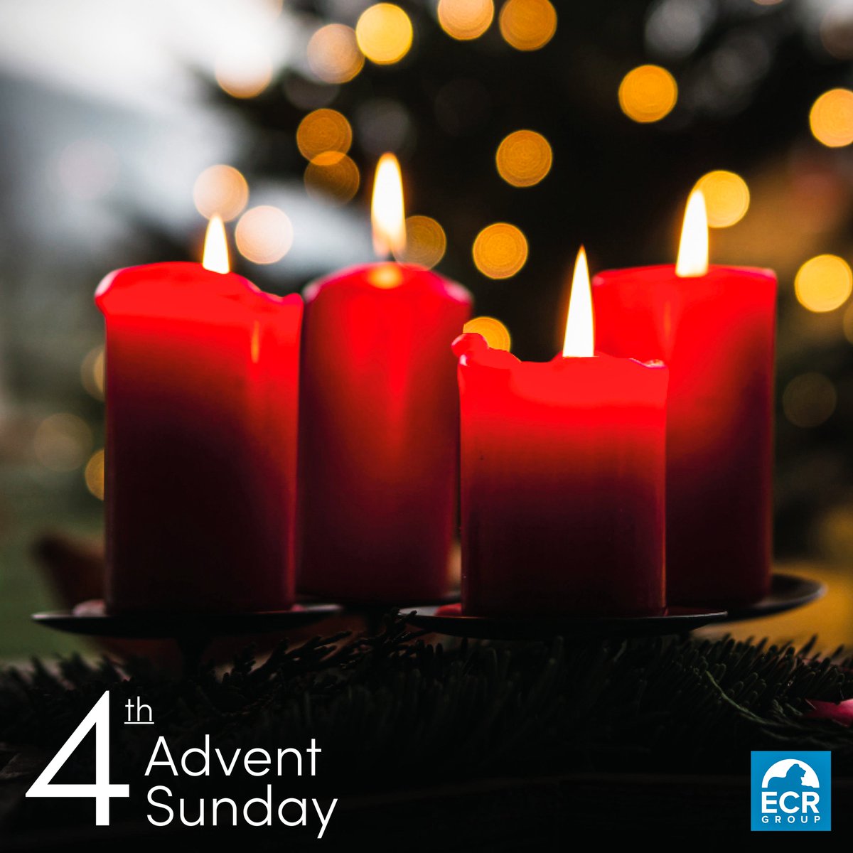 ECR Group on Twitter "🕯️ Time to light the last candle. It's the 4th