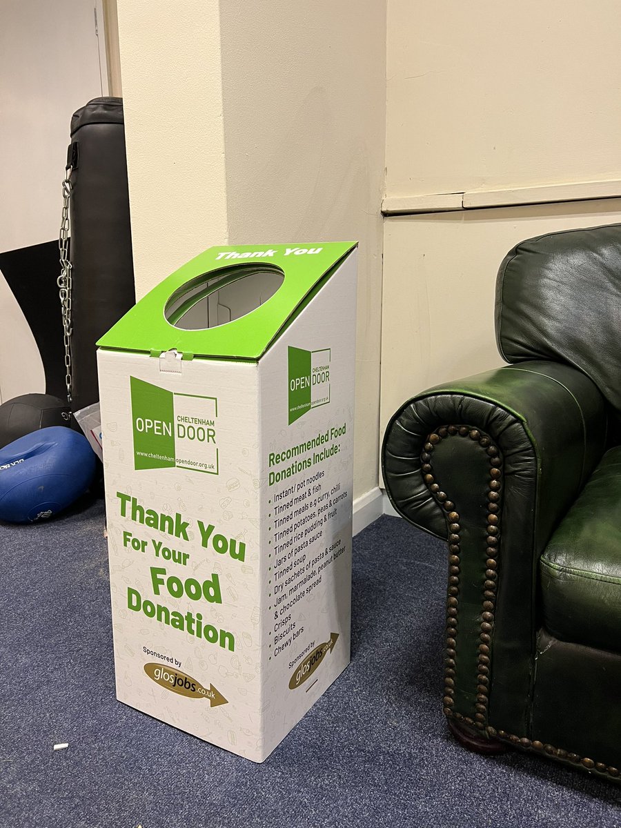 MYVOSUK's tweet photo. Supporting local homeless charity during these cold 🥶 weeks &amp; for the rest of 2023 @CheltOpenDoor @ExelaLTD @theFionaScott #donate #BeKind #communitysupport #helpthehomeless #donatefood https://t.co/3RmTseGODe