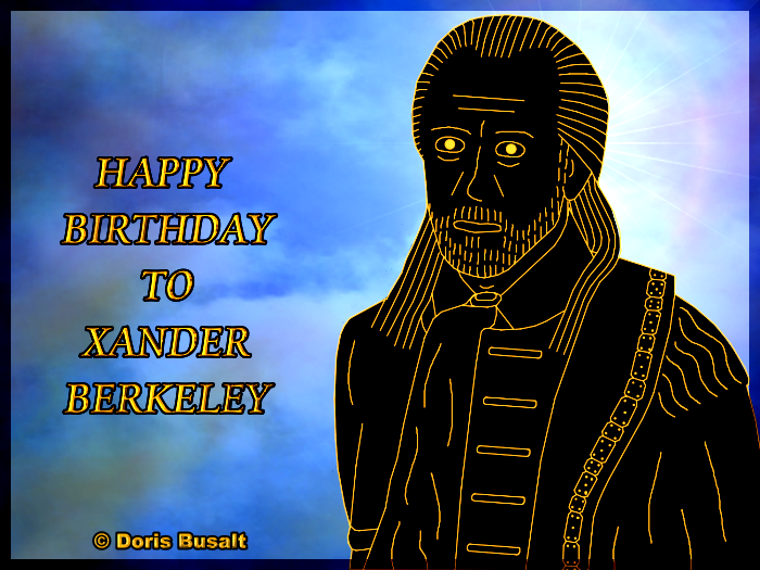 12/16 
Dear Xander, I am wishing you for your birthday all the best, good luck and a good health. Have a great day, enjoy yourself and may all your dreams and wishes will come true. Happy birthday and big big double bearhugs to you!
<a href="/xanderberkeley/">Xander Berkeley 💙🤍</a> #TheWalkingDead #Salem #XBF