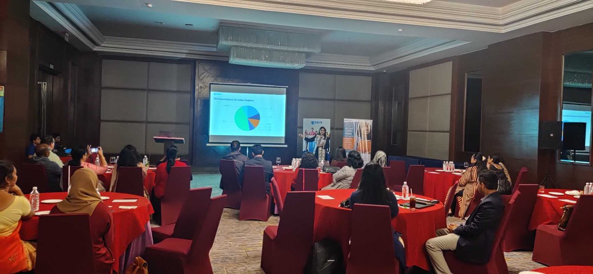 cialfoplatform's tweet photo. Continuing our #networking series across south India, we hosted another engaging event with #counselors in Hyderabad along with ETS-TOEFL. Moving ahead with speed and focus on achieving our mission of making education accessible.  
#educationaccesible #Cialfo https://t.co/YMxfPmaksR