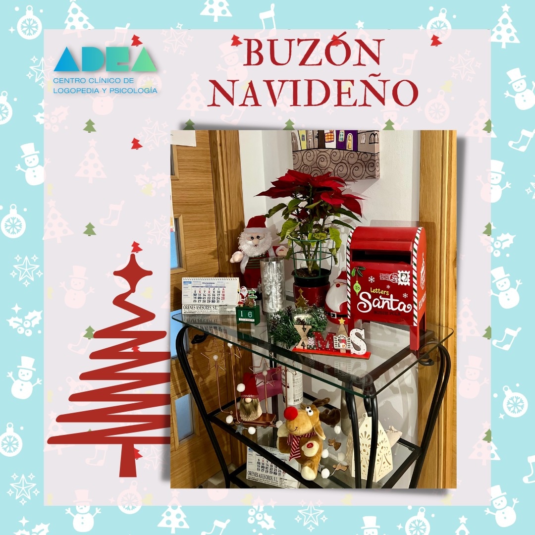 ¡Ha llegado a Centro ADEA el 📬 Navideño!

¿Has si un@ buen@ niñ@ este año? 

No olvides pedir aquello que más quieres a 🎅📩

Ho ho ho… Centro ADEA 🎁🎄

#CentroADEA #navidad2022 #felicesfiestas #alcantarilla #logopedas #psicologia