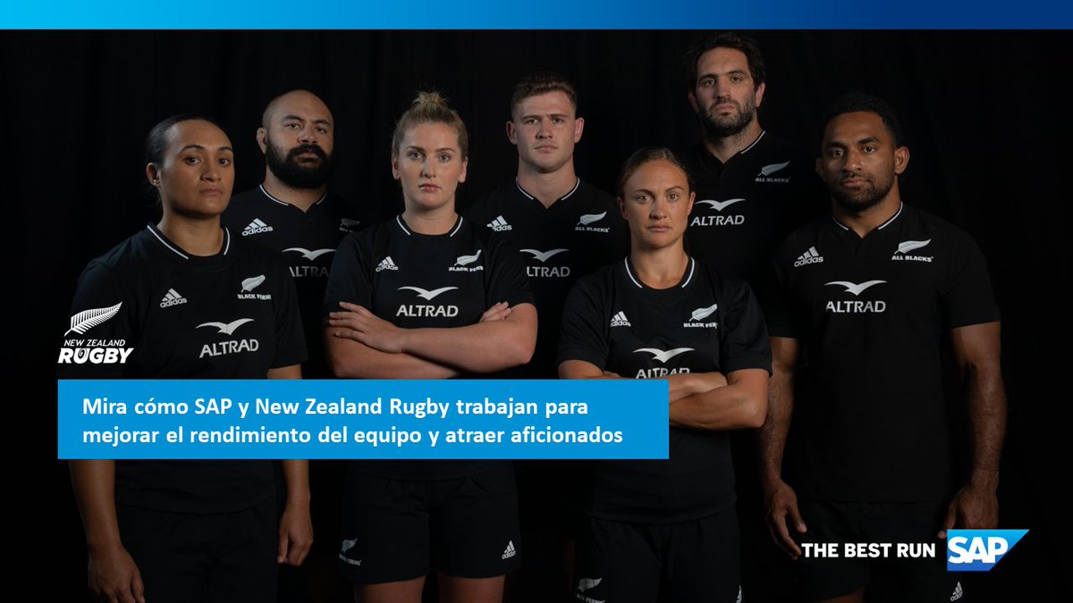 mjmenen's tweet photo. New Zealand Rugby utiliza SAP para impulsar el rendimiento del equipo y conectar con más de 60 millones de aficionados alrededor del mundo. ¿Quieres saber cómo trabajamos juntos? Mira el vídeo ▶️👉 https://t.co/MCAsnmeHDE https://t.co/sR862pmVaS