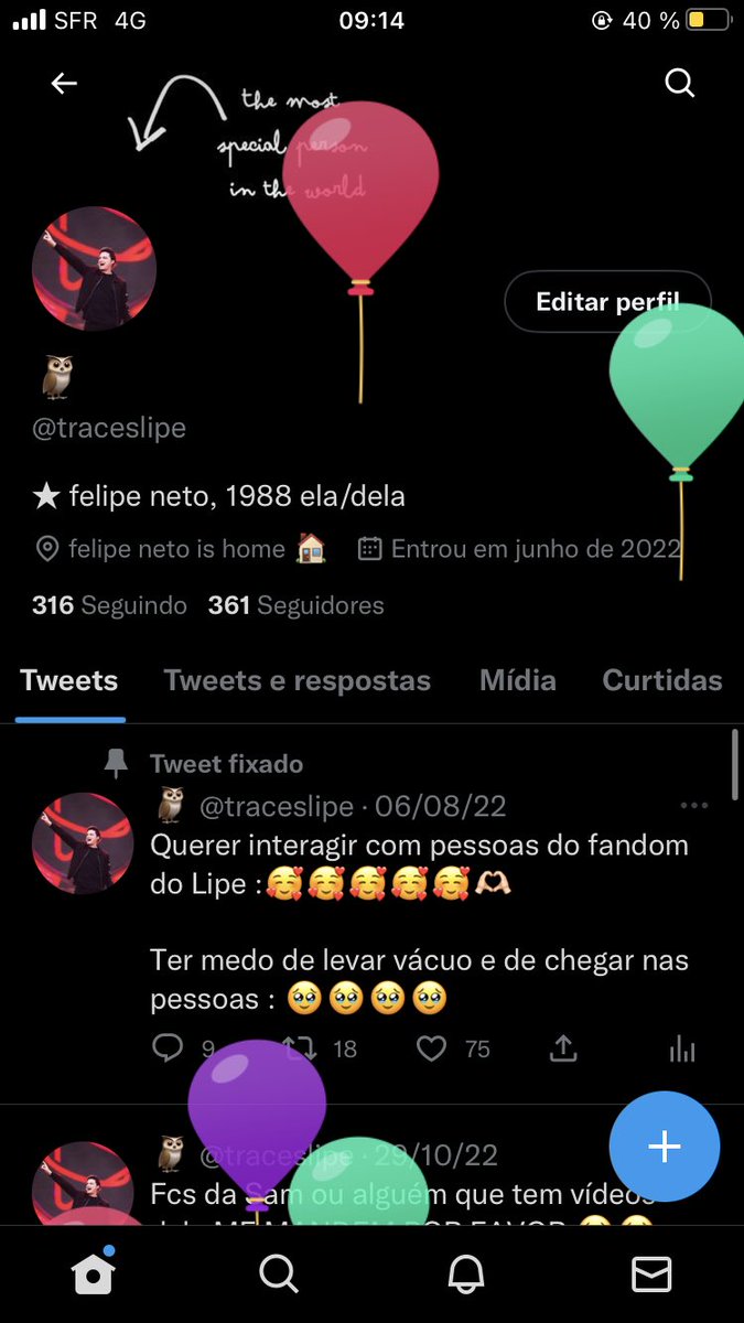 traceslipe's tweet photo. Feliz aniversário para mim🥹🥳🥳🥳 https://t.co/D1FZGuuyDk
