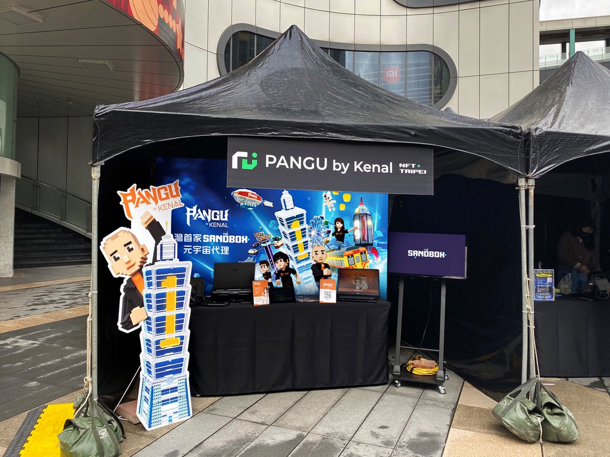 PANGUKENAL's tweet photo. 📢 Kick off 👉 #NFTTaipei @nfttpe‼️ 

Come visit #PANGU’s booth to #immersed in the latest trends and thoughts of #Web3, #NFT and metaverse at Syntrend Outdoor Plaza from 15 to 18 Dec.

#NFT #Metaverse #Web3 #MetaverseAgency #exhibition #Taiwan #NFTTaipei #Syntrend https://t.co/d2L9Gja8bW