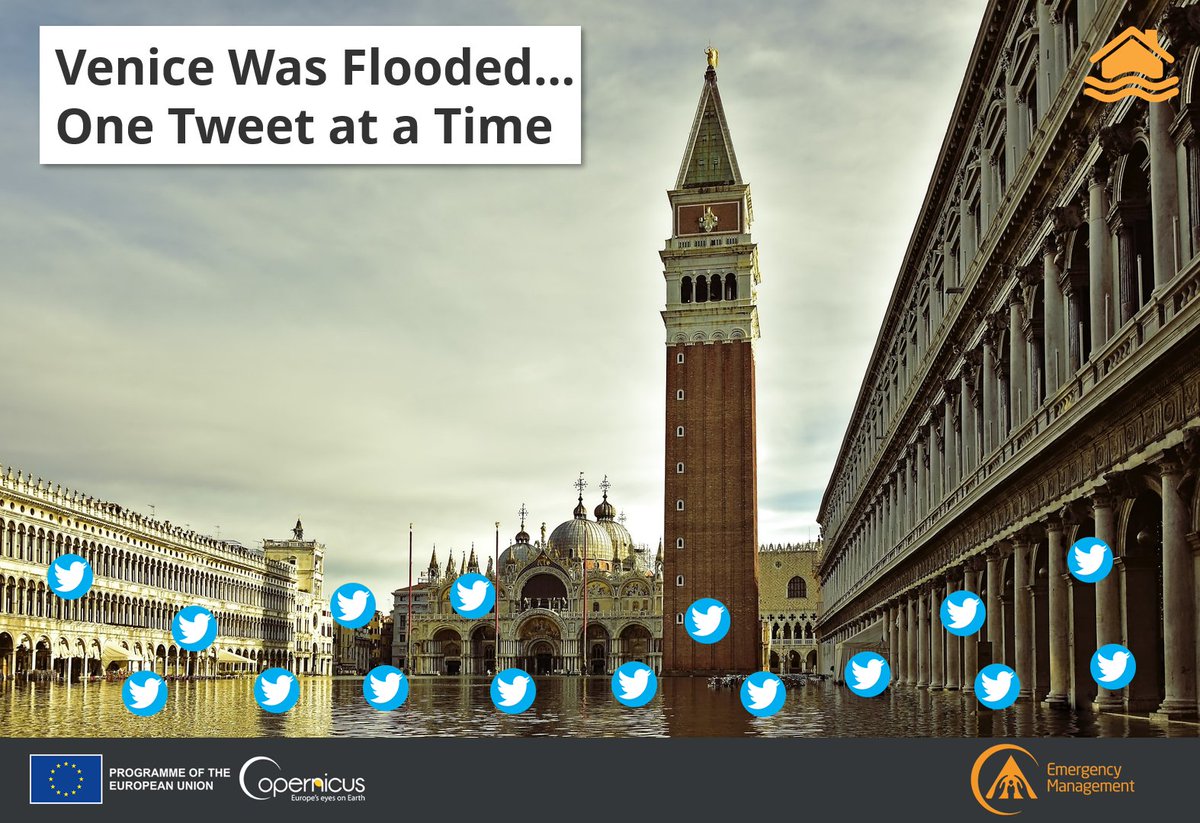 #DYK that we co-authored a study on one of the worst #floods to affect #Venice 🇮🇹 in recent years? The study showed good overall accuracy between 2 flood extent maps derived from #SocialMedia data📱 & authoritative altimetry data💡 Read more at👇 dl.acm.org/doi/10.1145/35…