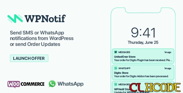 xboterocom's tweet image. WPNotif v2.8.2.4 Nulled: WordPress SMS & WhatsApp Message Notifications bit.ly/3HH5IDE #clxcode_sharing #cx_sharing #php_script #apps_mobile #plugins #script_nulled #stackposts #wowonder #clxcode #sharing #wordpress