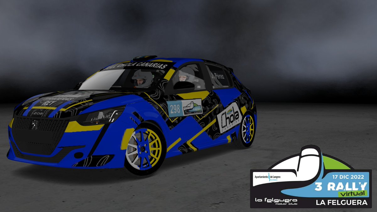 Nos vamos para el Rally la Felguera <a href="/Supplyracing/">Supply Racing</a> . Uno de los rallyes más bonitos y técnicos del panorama nacional. <a href="/full_chola/">FULL CHOLA 🇮🇨 CANARIAS 🚀</a> canarias 🇮🇨🍌🍌🤪
<a href="/KevinRemedios4/">Kevin Remedios</a> 🇮🇨 C3 rally 2 
<a href="/xuancar_ramos/">xuancar ramos</a> 🇮🇨 Mitsubishi Evo 
<a href="/Samuelcach83/">Samuel Rodríguez Almeida</a> 🇮🇨 Ford MK2 
Josué Pérez 🇮🇨 Peugeot 208 rally4
Vaamos