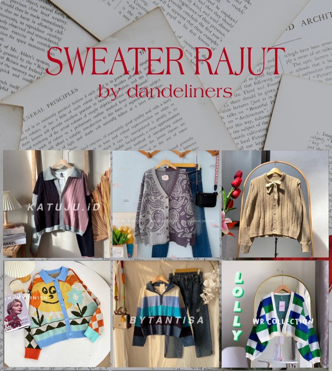 dandeliners's tweet photo. REKOMENDASI SWEATER RAJUT

a thread

#Shopee #sweater #cardigan #shoping #belanja #rekomendasishopee #outfit https://t.co/8fhV9gpl92