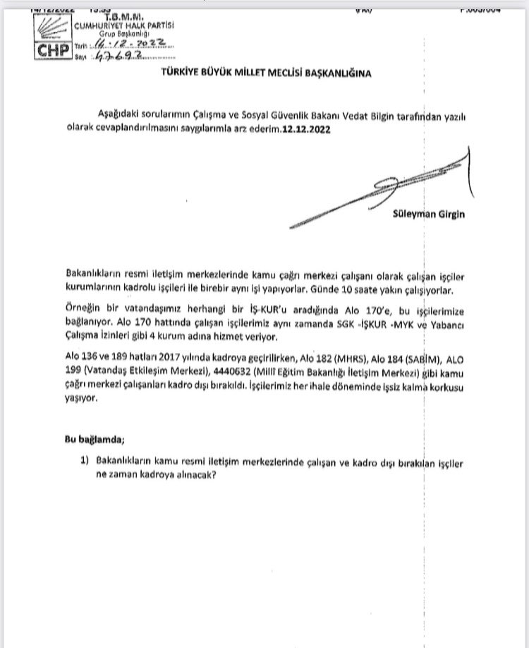 sgirgin48tbmm's tweet photo. KHK ile kapsamdışı bırakılan ama kadroyu tüm kamu çalışanları kadar hak eden Kamu Çağrı Merkezleri çalışanları diyor ki;”Bakanlığımız adına hiç bir ayrım gözetmeksizin herkese 7/24 kesintisiz hizmet veren çalışanlarız Biz taşeron değilsek neyiz?
@vedatbilgn 
#kamucagrimerkezleri https://t.co/2K24hXVXr7