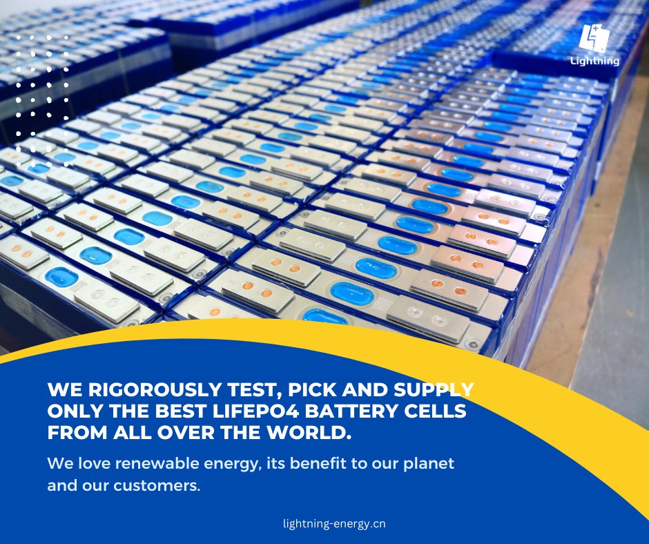 We rigorously test, pick and supply only the best LiFePO4 battery cells from all over the world.
#lifepo4cell #lfpcell #LiFePo4battery #DongguanLightning #lightningenergy