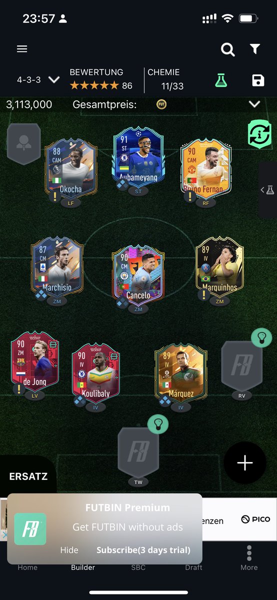 Psemy_FUT's tweet photo. Moin☕️

Letzter Arbeitstag dieses Jahr👀

Hab mir mal eine Shortlist für BIG DEALS erstellt. Ob es genau diese werden weiß ich noch nicht, es stehen ja noch paar Events an😅

Die sind schon gesunken, da geht aber noch mehr! Zudem muss man abwarten, wie Ranges angepasst werden. https://t.co/EkYX0n0c7a