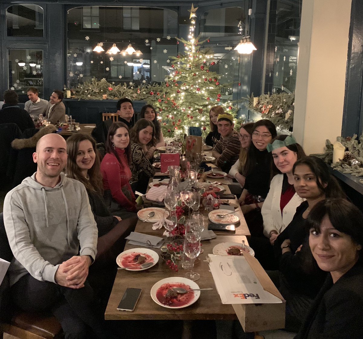 Lymphocyte Development & Epigenetic Memory Groups (@lymphdev) on Twitter photo Our traditional Christmas dinner / secret Santa and once again a wonderful evening with Lymphocyte Development and Epigenetic Memory teams 🥳
<a href="/MRC_LMS/">MRC Laboratory of Medical Sciences (LMS)</a> <a href="/ImperialMed/">Imperial Medicine</a> <a href="/imperialcollege/">Imperial College London</a> Our traditional Christmas dinner / secret Santa and once again a wonderful evening with Lymphocyte Development and Epigenetic Memory teams 🥳
<a href="/MRC_LMS/">MRC Laboratory of Medical Sciences (LMS)</a> <a href="/ImperialMed/">Imperial Medicine</a> <a href="/imperialcollege/">Imperial College London</a>
