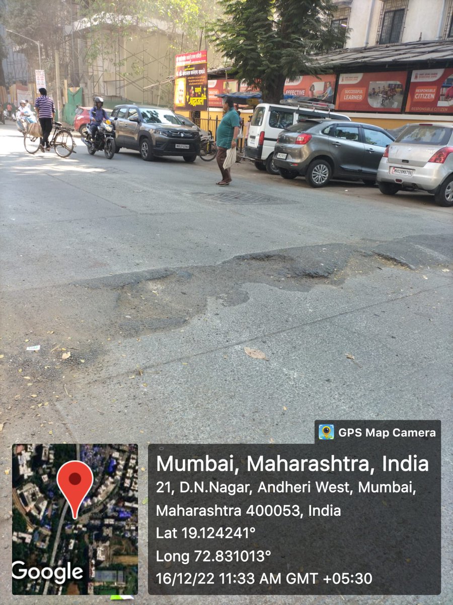 BUS_IND's tweet photo. Is this a speed breaker ?
This is clear spot of probable accident.

Authorities take action before accidents happen.
#potholes #eyeopner #mumbairoads
@mybmc @MMRDAOfficial @advocaterakesh9 @mumbaimirror @mid_day @fpjindia @rod https://t.co/uQZwNBfFtC