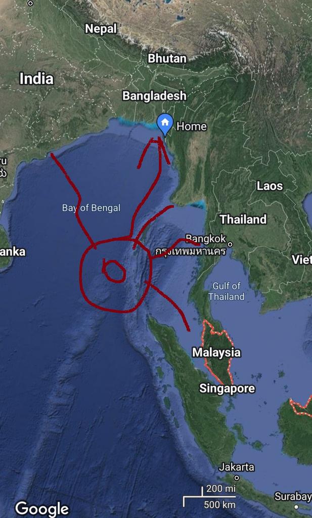 Minshshs's tweet photo. I got info That #Jamal majhi's boat whch was #missing carrying 180 Refugees is now in the #andaman sea, near India and Myanmar sea #crossing point. Currently they are in grave danger, they don’t give foods and water. Refugees #solicit to #government to rescue them +8821654000873. https://t.co/9Uo6dmjibX