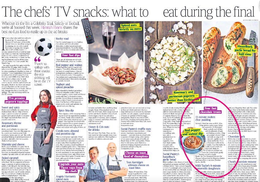 What to eat during this weekend’s Strictly and World Cup finals? According to <a href="/thetimes/">The Times and The Sunday Times</a> it’s <a href="/lauraroweeats/">Laura Rowe</a>’genius 12-minute molten chocolate puddings, from Rustle Up, and I’m not going to argue with The Times! Thank you for including us <a href="/hannahsianevans/">Hannah Evans</a> thetimes.co.uk/article/the-ch…