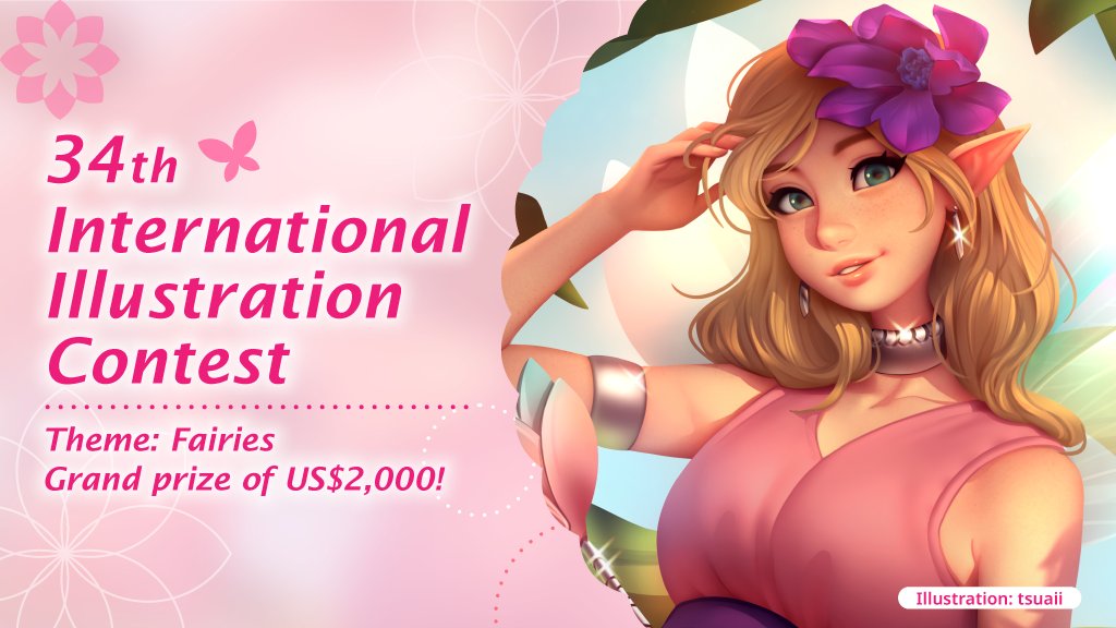 The International Illustration Contest is on! 

Indulge in the enchanted world of fairy folk and show us your creative magic! 

Deadline: January 9, 2023, 23:59 UTC 
Contest hashtag: #cspcontest34 

clipstudio.net/en/cspcontest3…