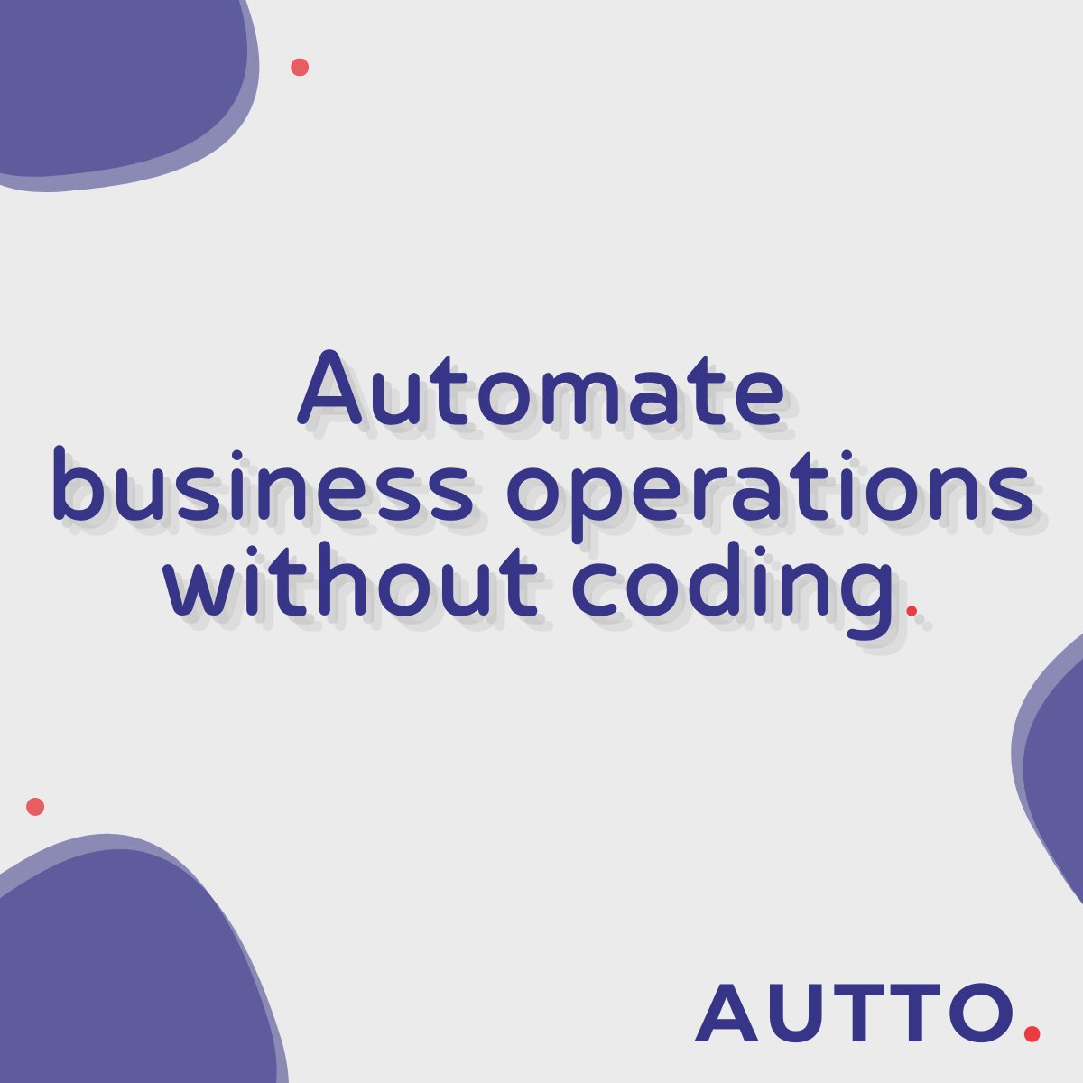 AuttoIO's tweet photo. Ease of use is at the heart of AUTTO.
With our simple no-code visual editor, anyone can build their own workflows. Using a flowchart-like workflow builder, you can get started with process automation in just a few minutes. 
https://t.co/S3gsYsmFf3
#operations #ops #automation https://t.co/QETAxXUavj