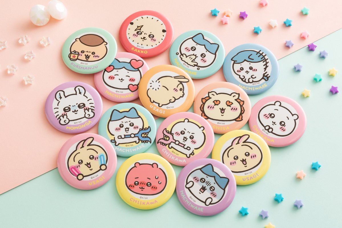 愛用 ちいかわ 缶バッジ ピンズ・ピンバッジ ＊おまけ付き まとめ売り ピンズ・ピンバッジ・缶バッジ