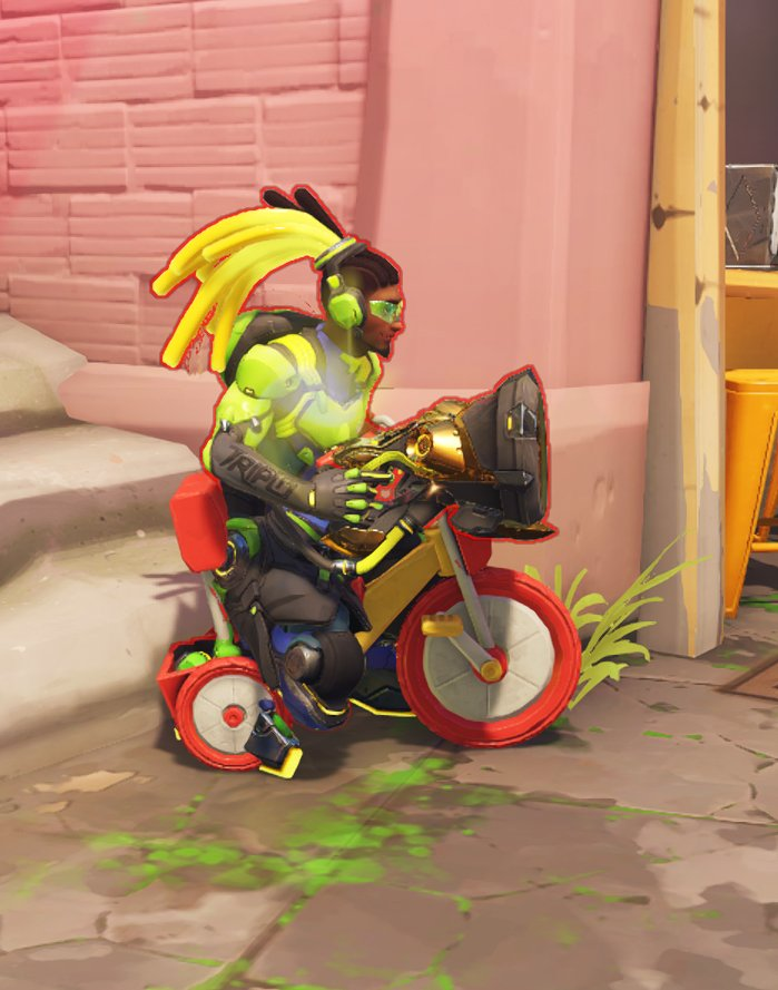 What a lovely day to remind everyone that the kiddy bikes on Paraiso are the exact right size for Lúcio😭