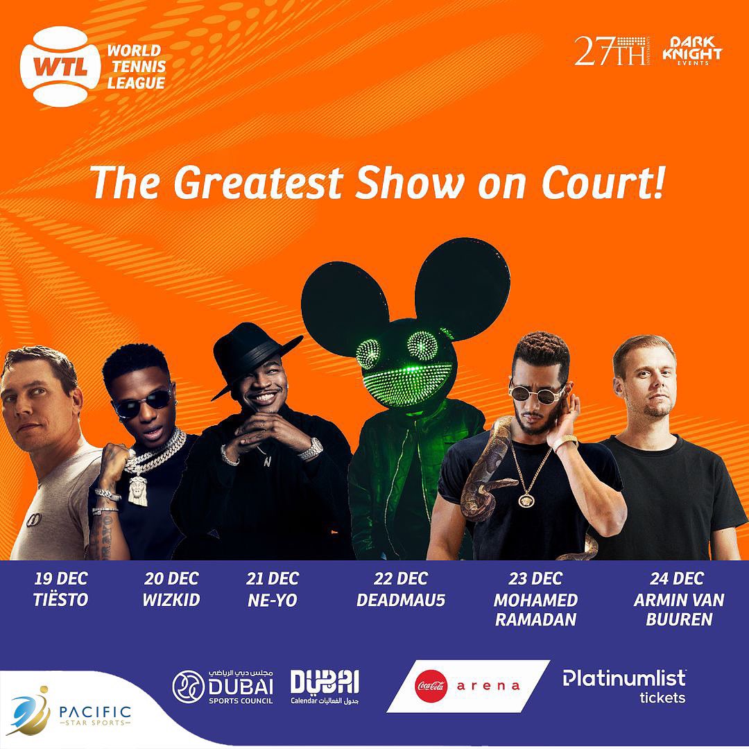 pacificstar360's tweet photo. The star-studded #WorldTennisLeague is set to take #Dubai by storm from 19 - 24 Dec at the Coca Cola Arena. Combining sport with live music, the after-match concerts will be headlined with huge international names. We are proud to be one of the sponsors for the event. 

#Tennis https://t.co/IDvSTMsSjO