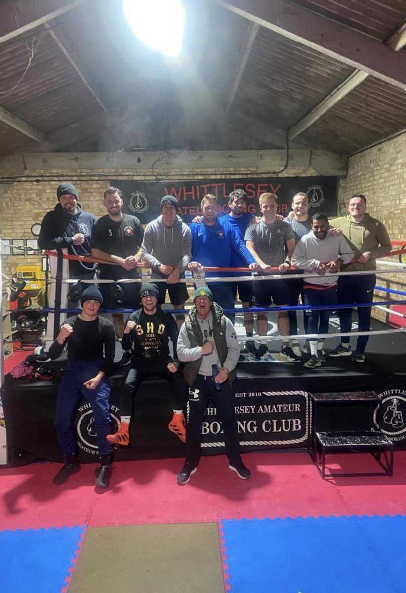 WhittleseyAthFC's tweet photo. Massive thanks to Whittlesey Amateur Boxing Club for having the lads over for a session last night.

With the freezing weather, it was great to try something different and the lads really enjoyed it! https://t.co/u3K3kYPdb7