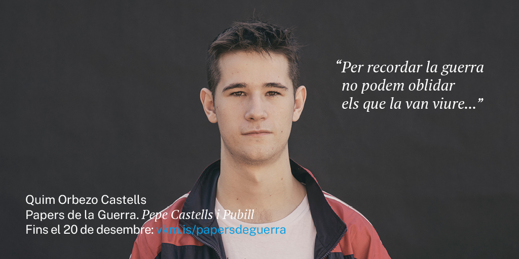 Assegurar que les noves generacions coneixen la #història. Entendre com hem arribat fins aquí. Lluitar per no reviure el dolor.

#PapersdelaGuerra Pepe Castells i Pubill és una aposta per a la recuperació de la #MEMÒRIA democràtica

S'ACOSTA EL FINAL!
👉vkm.is/papersdeguerra