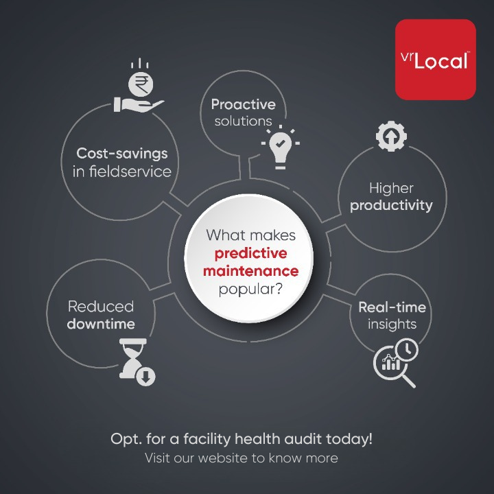 V_R_LOCAL's tweet photo. vrLocal aims to unlock the true potential of your workspace to increase productivity. Instead of managing a host of things, we answer all the issues with Predictive Maintenance, which allows working with enhanced efficiency, and avoids unnecessary downtime https://t.co/E3bE1kD7Hw https://t.co/bFW447HjNI