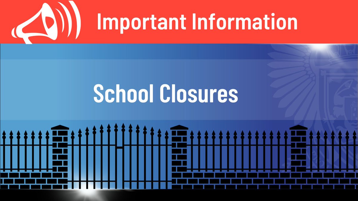 PerthandKinross's tweet photo. The following schools are closed today:

North Inch Campus and Perth Grammar School due to a burst water main;

Severe Weather
Community School of Auchterarder
Comrie 
Crieff 
Dunning 
Madderty 
Muthill 

Keep updated with the latest school closures at https://t.co/31wPA84ay3 https://t.co/z6zuF4hbEK