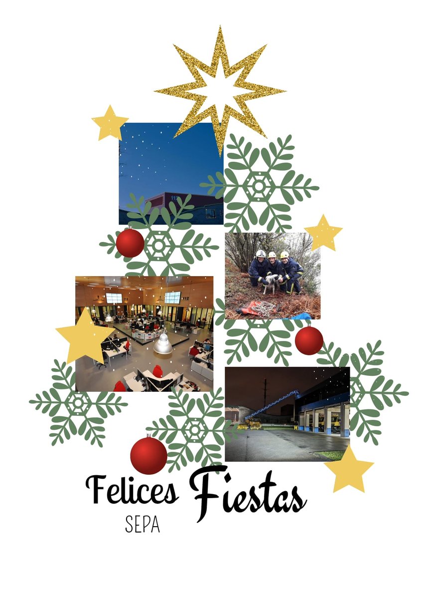 BomberosAstur's tweet photo. Desde el Servicio de Emergencias del Principado de Asturias #SEPA os deseamos Felices Fiestas! https://t.co/YKegzRrkaT