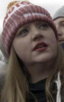 The #FBI has identified many people who incited violence at the U.S. Capitol on January 6, but it still needs your help to bring others to justice. If the woman in this photo looks familiar, submit a tip at tips.fbi.gov or 1-800-CALL-FBI, and mention photo 60-AFO.