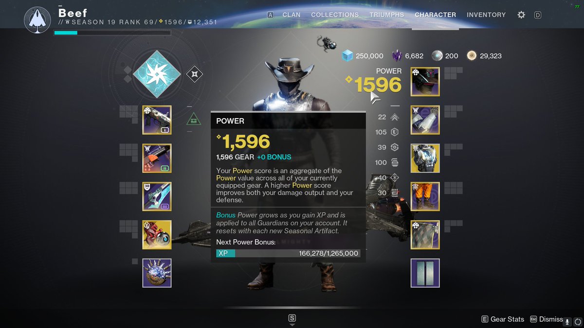 Hurhurhur11's tweet photo. @TooDiffizzle If you equip the skeleton key your artifact power is converted into gear power https://t.co/qnOBoxCEgQ