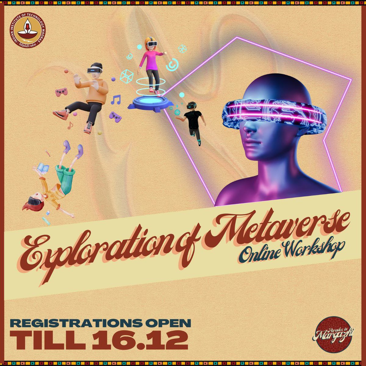 IITM Paradox on Twitter "Immerse into METAVERSEa universe of 3D Virtual Reality with