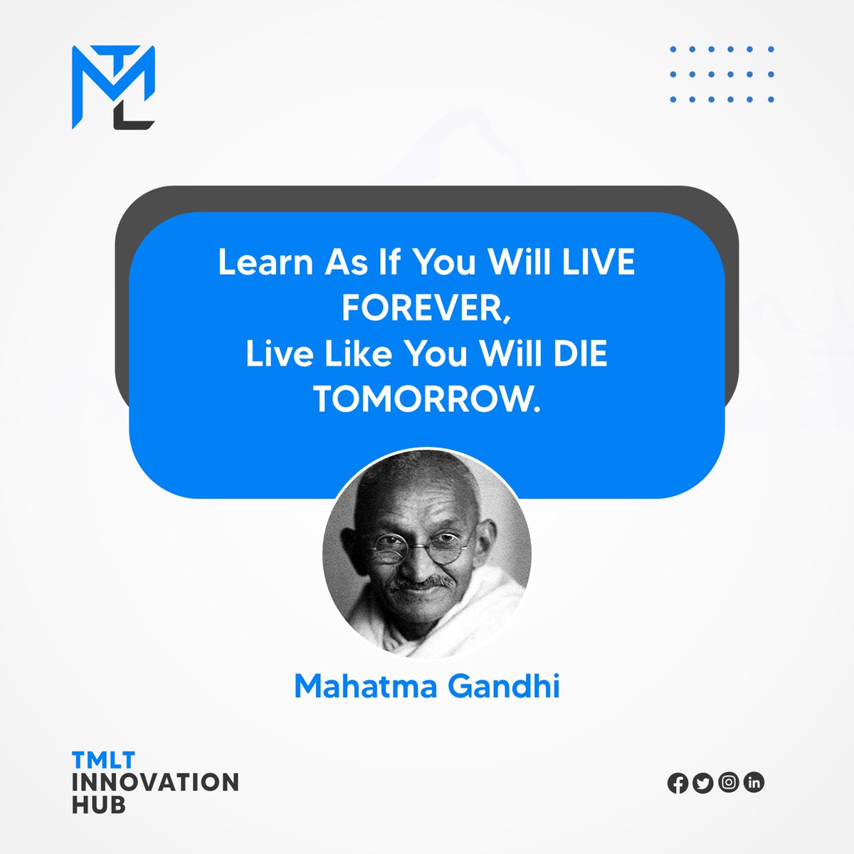 themedialanders's tweet photo. A quick morning motivational quote from Mahatma Gandhi.

#tmlt #themedialanders #teamwork #contentcreator #Asake iPhone Portable Elon https://t.co/xjso8Afqyu