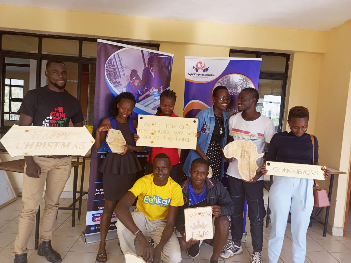 She-buids has given us opportunity on hands-skills in tech and manufacturing.
We were able to design using CLS and making key holders using 3Dmachine.
@eaglewingsorganization
@fablamorganization