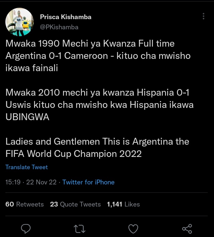 Historia huwa inajirudia.