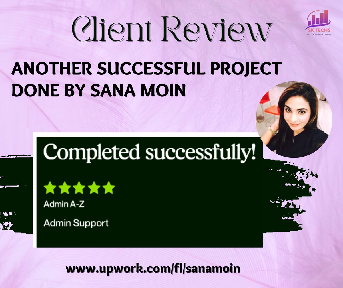 SKTechss's tweet photo. One of our #brilliant team member Sana Moin have done this successful project.
We always prefer #quality work rather then quantity.
Visit us: https://t.co/1oX5xFGzCK
Team Member: https://t.co/UH3AepSlFj
.
#Sktechs #success #SuccessfulProject #smallbusiness #supportsmallbusiness https://t.co/gLYCR13Ub4